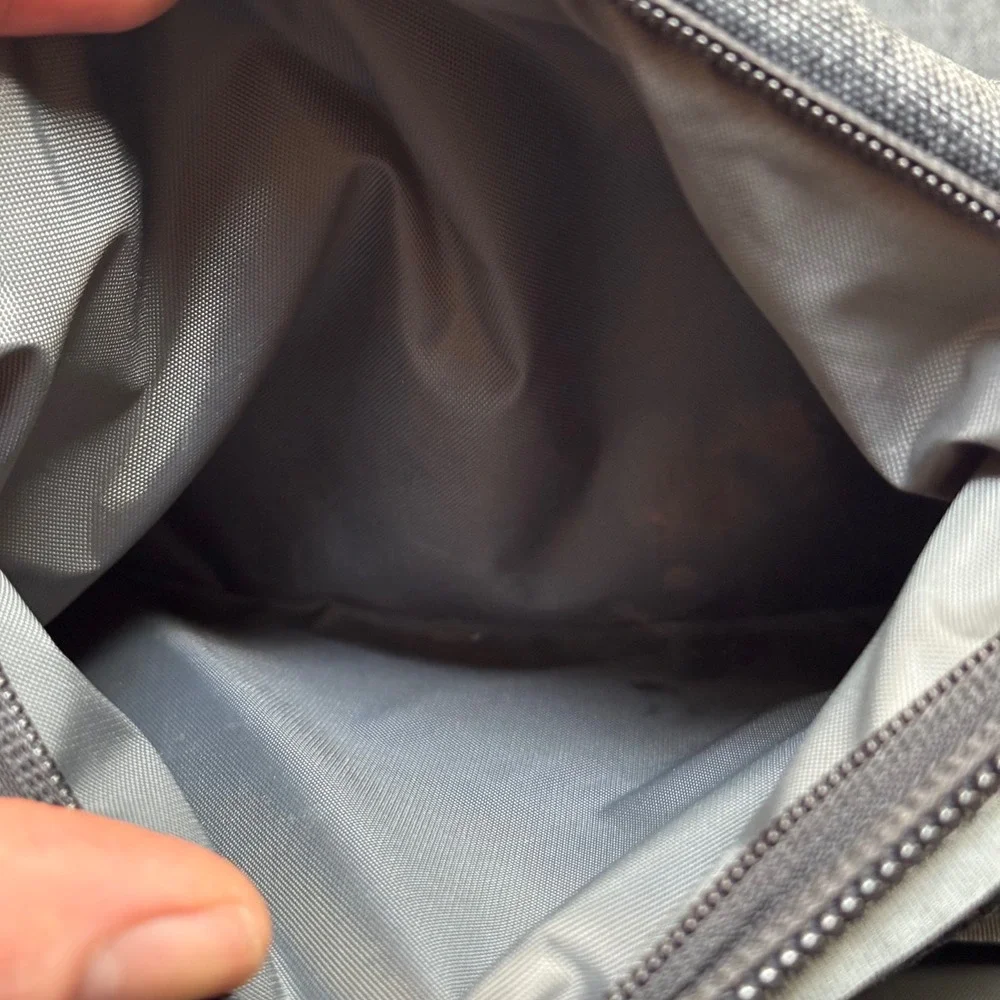 Aer Fit Pack‎ 2 Gray Heathered Gym Work Backpack Laptop Sleeve Shoe Compartment